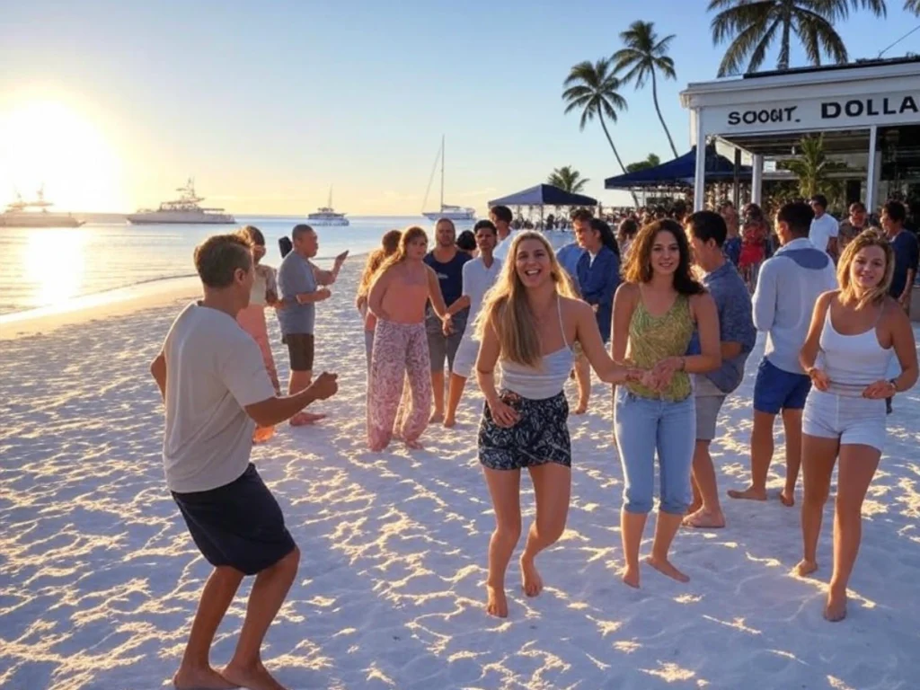 Top 10 Best Beaches in the Caribbean for Your Dream Vacation White Bay in Jost Van Dyke, a lively Caribbean beach with soft white sands and a party vibe.