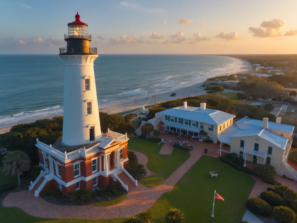 The Ultimate Guide to St. Augustine Beaches and History in 2025 Iconic St. Augustine Lighthouse with 219 steps leading to panoramic coastal views in Florida