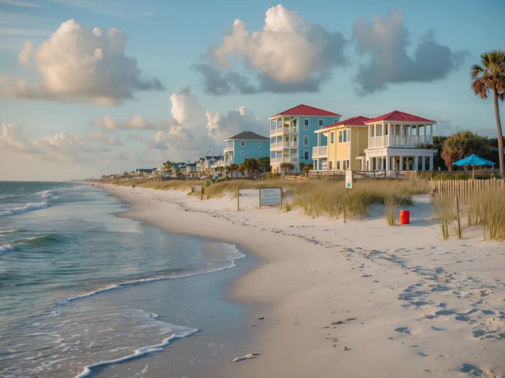 The Ultimate Guide to St. Augustine Beaches and History in 2025 Serene Vilano Beach with retro vibe and soft sands, perfect for a relaxing St. Augustine beach vacation