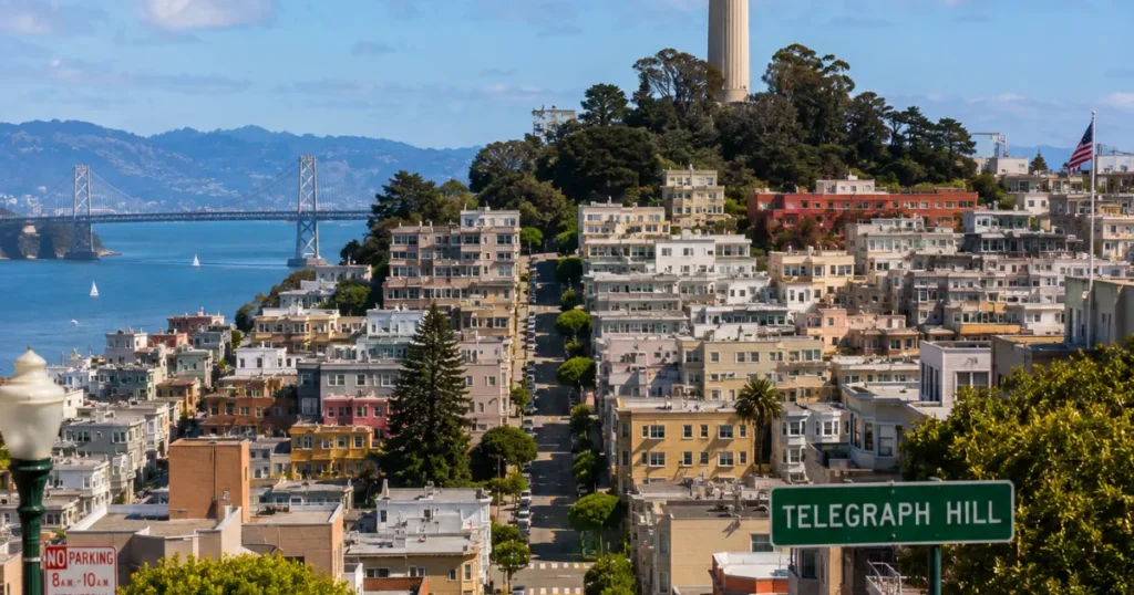 Coit Tower and Telegraph Hill
