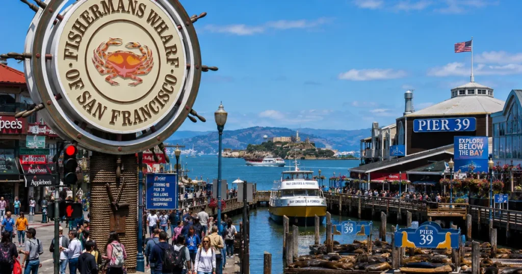 Fishermans Wharf and Pier 39