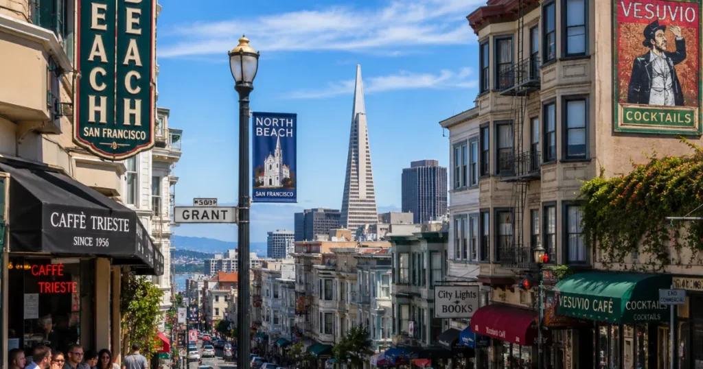 North Beach vibe in San Francisco