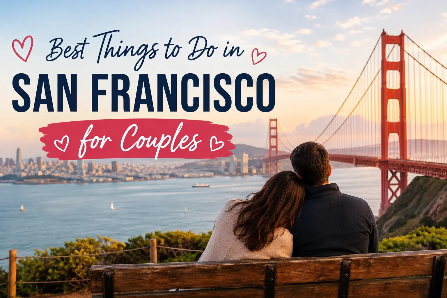 Romantic San Francisco sunset for couples