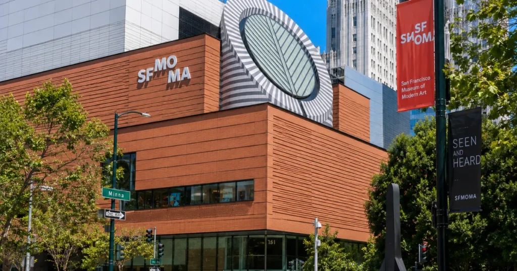 SFMOMA in vibrant cityscape at midday